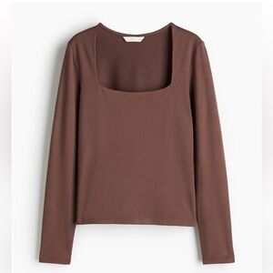 H&M Brown Top NWT